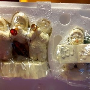 2 collectable Snowbabies